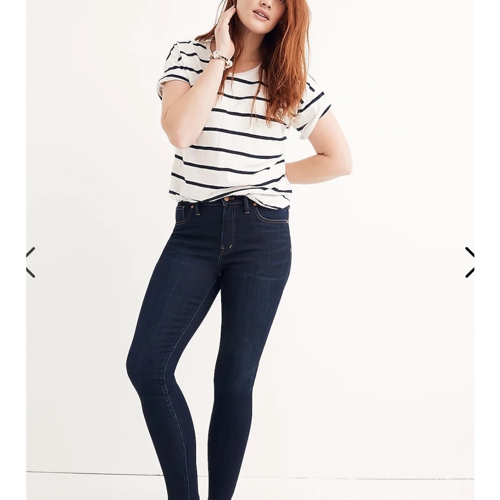 Madewell 9" Mid-Rise Skinny Jeans in Larkspur Wash: TENCEL™ Denim Edition | 24